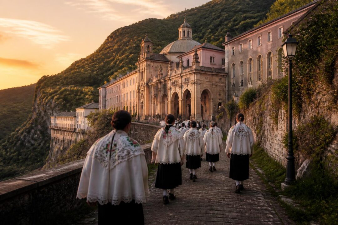 scopri la storia del santuario di montevergine, il pellegrinaggio dei femminielli e visita l'affascinante abbazia patrimonio culturale e spirituale.
